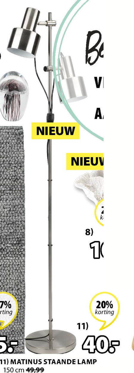 tuberculose stem De kerk vloerlampen folder aanbieding bij Jysk - details