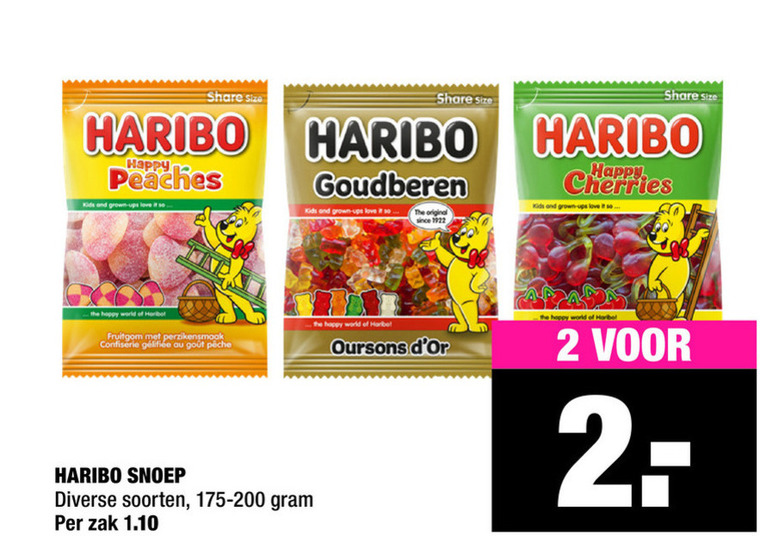 Haribo   snoep folder aanbieding bij  Big Bazar - details