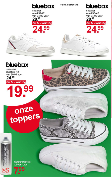 Bluebox   dames sneakers folder aanbieding bij  Scapino - details