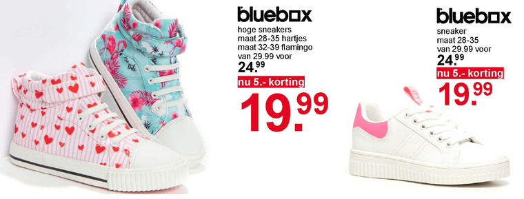 Bluebox   meisjes sneakers folder aanbieding bij  Scapino - details