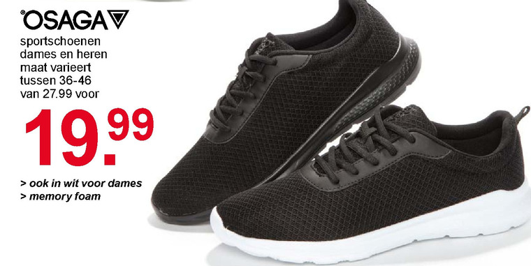 Osaga heren sportschoenen dames sportschoenen folder aanbieding