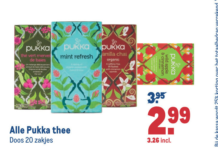 Pukka   thee folder aanbieding bij  Makro - details