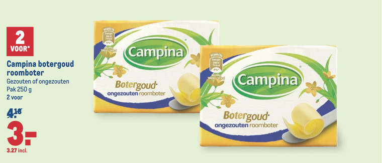 Campina   roomboter folder aanbieding bij  Makro - details