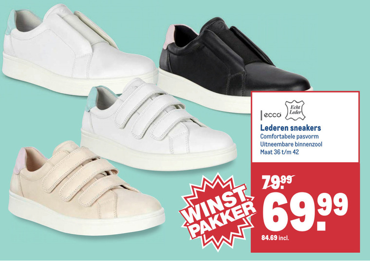 Ecco   dames sneakers folder aanbieding bij  Makro - details