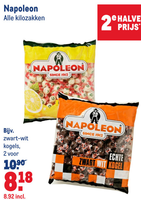 Napoleon   snoep folder aanbieding bij  Makro - details