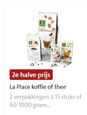 La Place   thee, koffie folder aanbieding bij  Jumbo - details