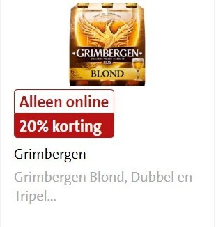 Grimbergen   speciaalbier folder aanbieding bij  Jumbo - details