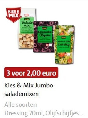 Jumbo Huismerk   dressing, croutons folder aanbieding bij  Jumbo - details