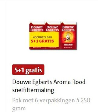 Douwe Egberts   koffie folder aanbieding bij  Jumbo - details