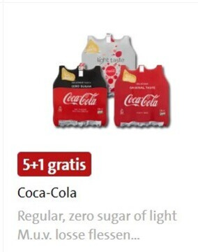 Coca-Cola   cola folder aanbieding bij  Jumbo - details