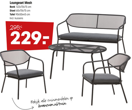 Doe mijn best Goneryl Goodwill loungeset folder aanbieding bij Kwantum - details