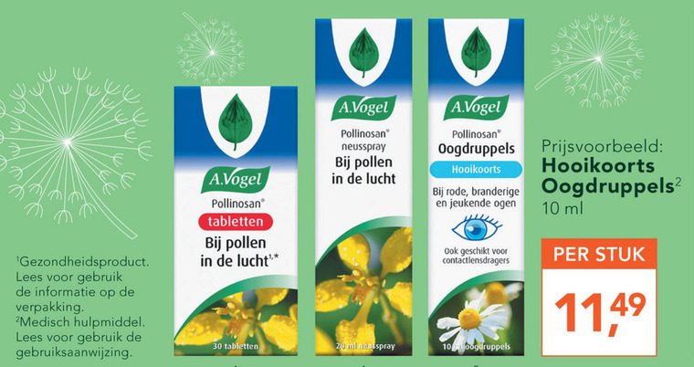 Vogel   oogdruppels folder aanbieding bij  Holland & Barrett - details