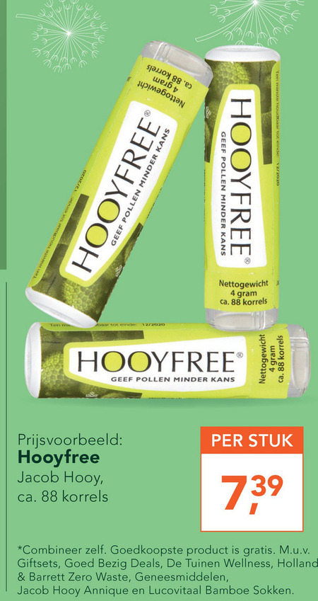 Jacob Hooy   voedingssupplement folder aanbieding bij  Holland & Barrett - details