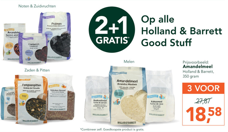 Holland and Barrett   zemelen, zonnebloempitten folder aanbieding bij  Holland & Barrett - details