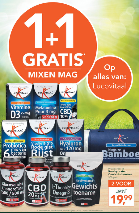 Lucovitaal   voedingssupplement folder aanbieding bij  Holland & Barrett - details