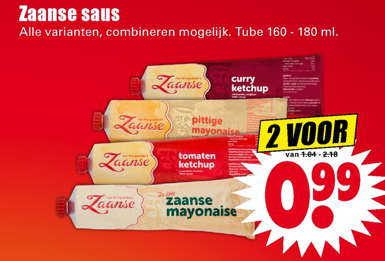 Wijngaarden   tomatenketchup, curryketchup folder aanbieding bij  Dirk - details