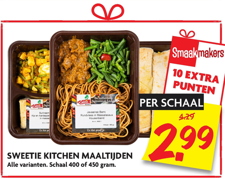 Swietie   surinaamse maaltijd folder aanbieding bij  Dekamarkt - details