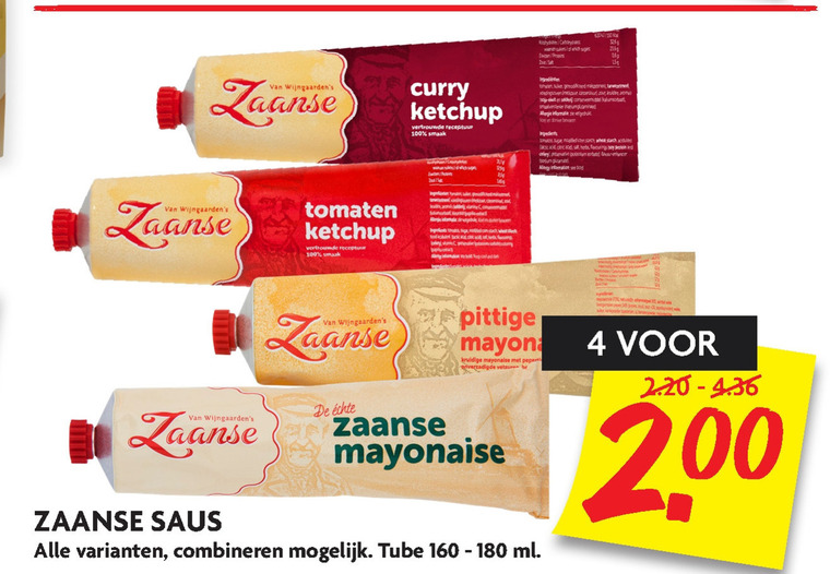 Wijngaarden   tomatenketchup, curryketchup folder aanbieding bij  Dekamarkt - details