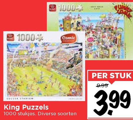 King   legpuzzel folder aanbieding bij  Vomar - details