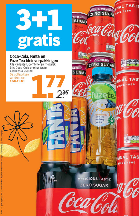 Coca-Cola   ice tea, frisdrank folder aanbieding bij  Albert Heijn - details