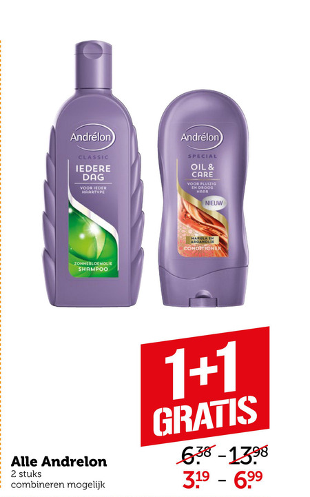 Andrelon   shampoo, conditioner folder aanbieding bij  Coop - details