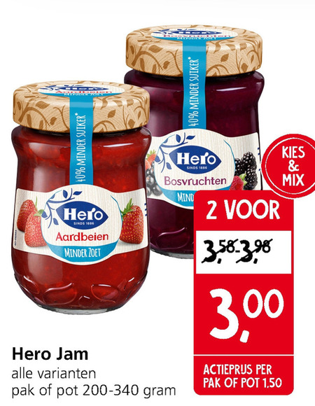 Hero   jam folder aanbieding bij  Jan Linders - details