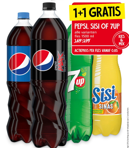 Pepsi   frisdrank, cola folder aanbieding bij  Jan Linders - details