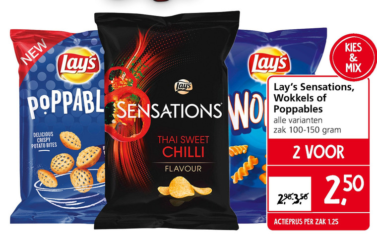 Lays   zoutje, chips folder aanbieding bij  Jan Linders - details