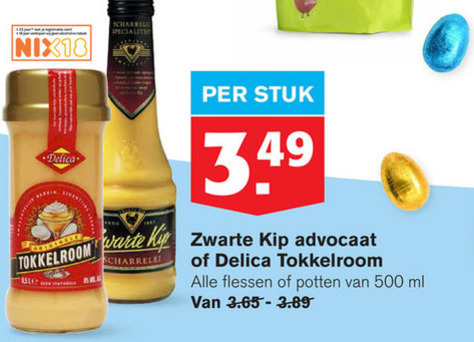 Delica   advocaat, tokkelroom folder aanbieding bij  Hoogvliet - details