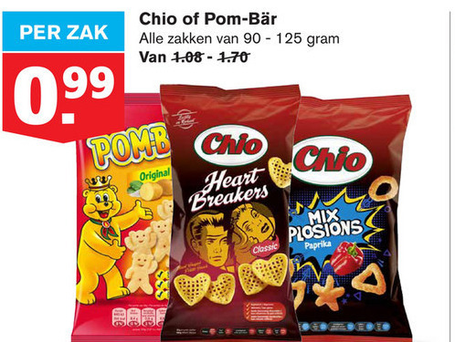 Chio   zoutje folder aanbieding bij  Hoogvliet - details