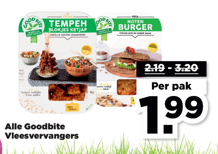 Goodbite   vegetarisch folder aanbieding bij  Plus - details