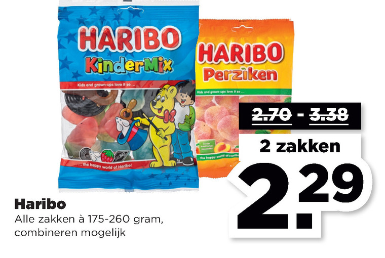 Haribo   snoep folder aanbieding bij  Plus - details