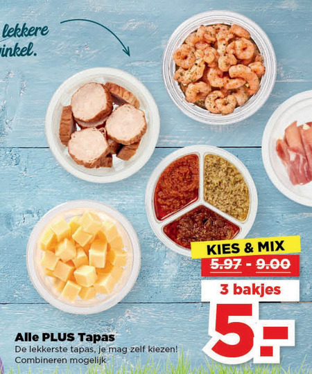 Plus Huismerk   tapas folder aanbieding bij  Plus - details