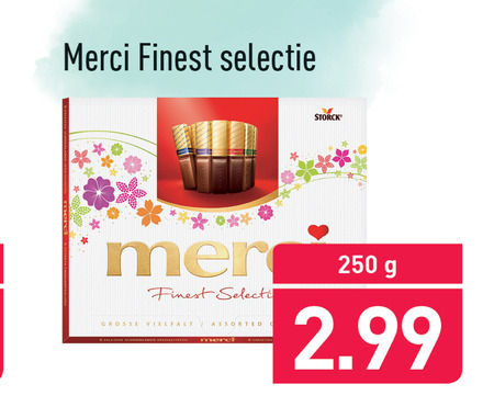 Merci   chocolade folder aanbieding bij  Aldi - details