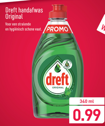 Dreft   afwasmiddel folder aanbieding bij  Aldi - details