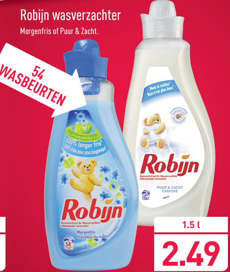 Robijn   wasverzachter folder aanbieding bij  Aldi - details