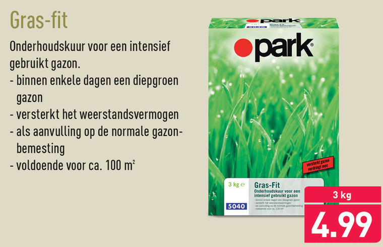 Park   graszaad folder aanbieding bij  Aldi - details