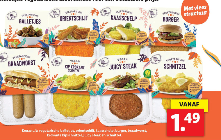 Chef Select and You   vegetarisch folder aanbieding bij  Lidl - details