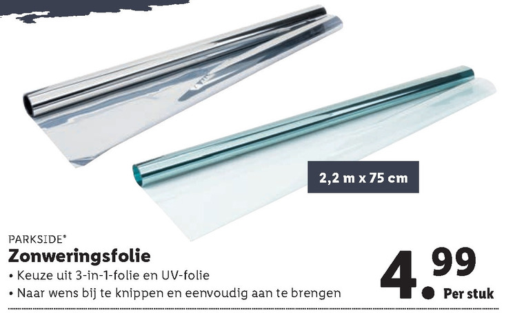 Parkside   raamfolie folder aanbieding bij  Lidl - details