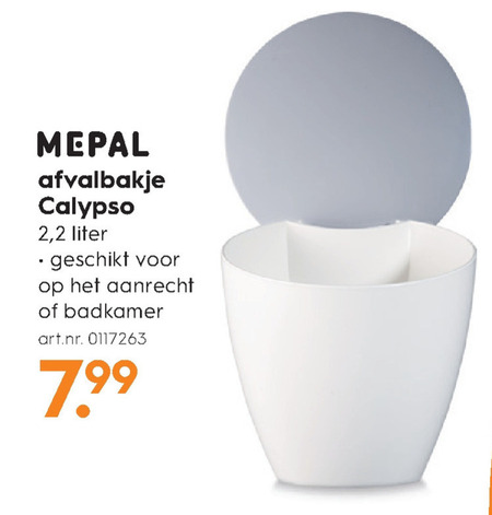 Mepal   tafelafvalbakje folder aanbieding bij  Blokker - details