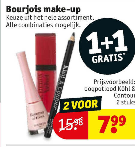 Bourjois   foundation, mascara folder aanbieding bij  Kruidvat - details