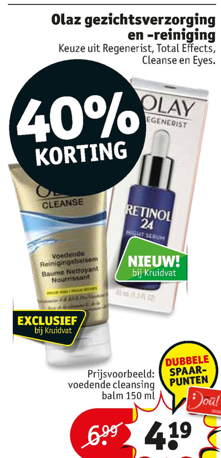 Olaz   oogcreme, dagcreme folder aanbieding bij  Kruidvat - details