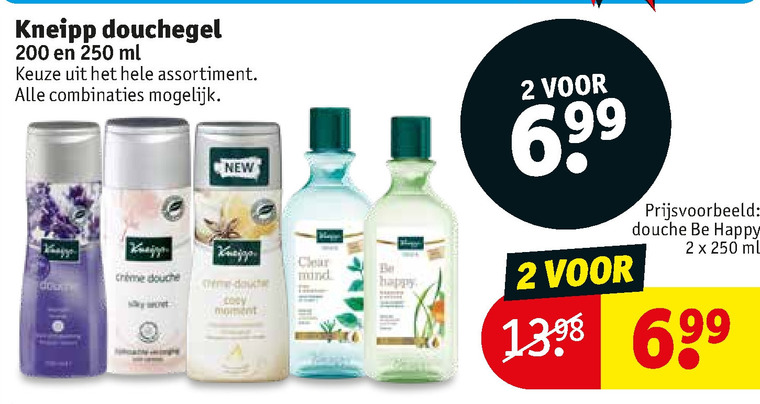 Kneipp   douchegel folder aanbieding bij  Kruidvat - details