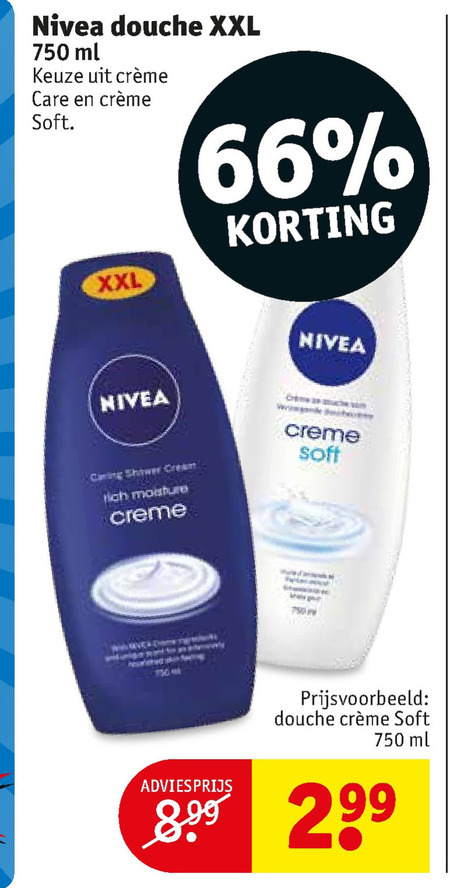 Nivea   douchegel folder aanbieding bij  Kruidvat - details