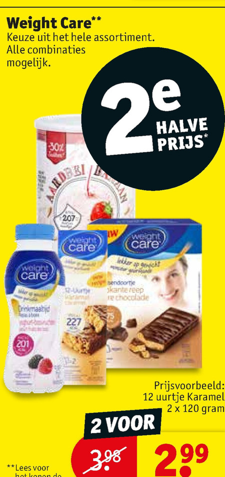 Weight Care   afslankmaaltijd folder aanbieding bij  Kruidvat - details