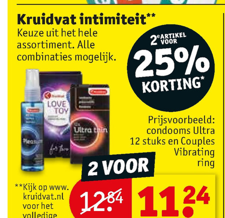 Kruidvat Huismerk   condooms, erotiek folder aanbieding bij  Kruidvat - details