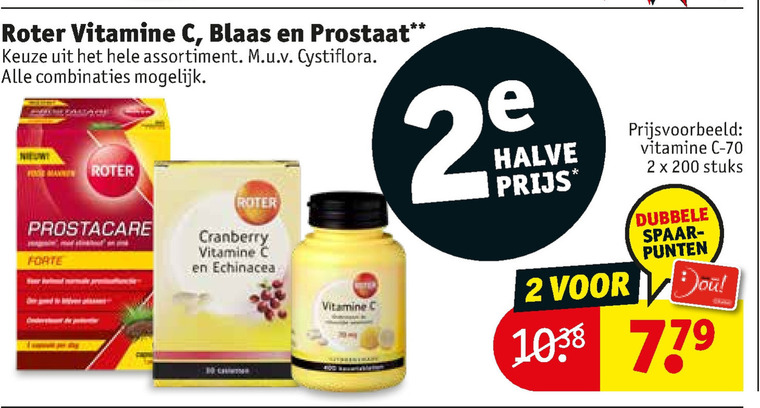 Roter   voedingssupplement, vitamine folder aanbieding bij  Kruidvat - details