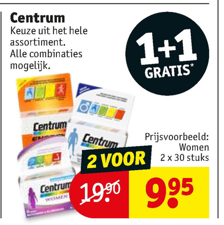 Centrum   multivitaminen folder aanbieding bij  Kruidvat - details