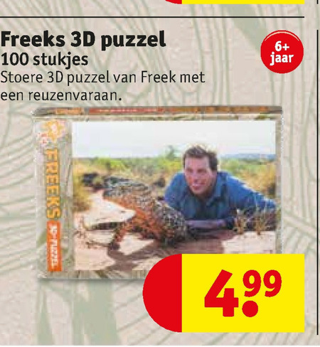 Freek Vonk   3d-puzzel folder aanbieding bij  Kruidvat - details