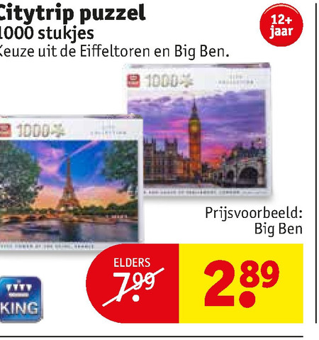 King   legpuzzel folder aanbieding bij  Kruidvat - details